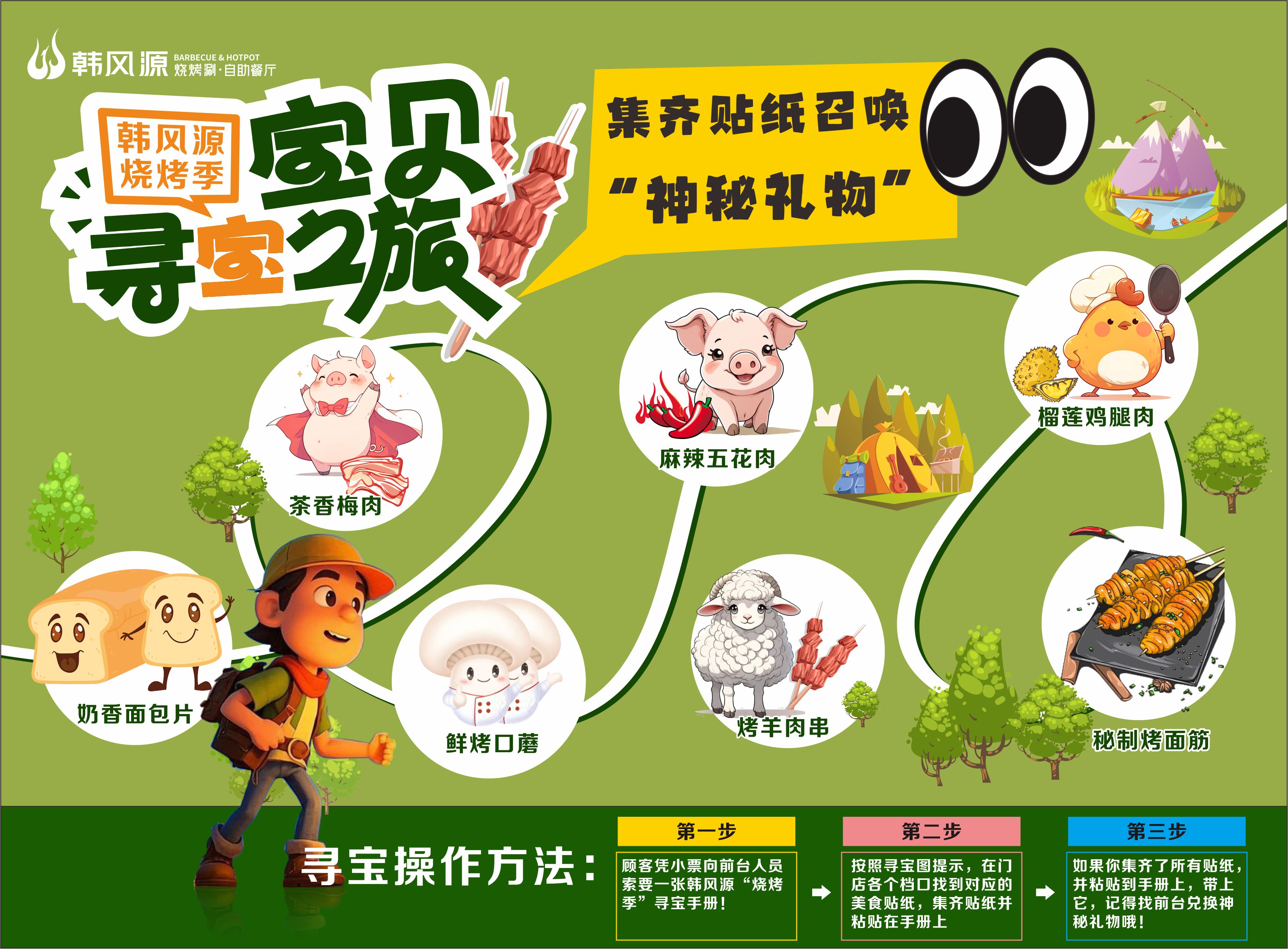 韩风源“烧烤季”寻宝活动，你真的掌握玩法了吗？不清楚的伙伴，赶紧来了解一下，别错过这场美食与惊喜并存的欢乐盛宴！